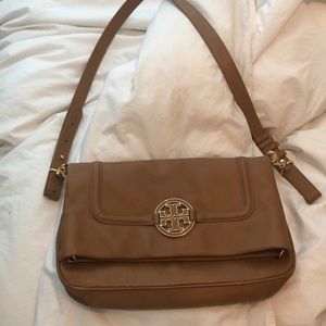 AUTHENTIC Tory Burch tan crossbody bag